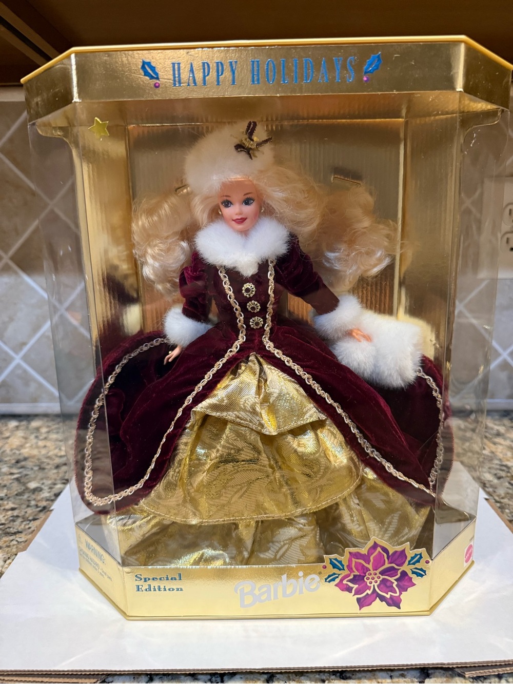 1996 Happy Holidays Barbie Special Edition Hallmark Exclusive NRFB